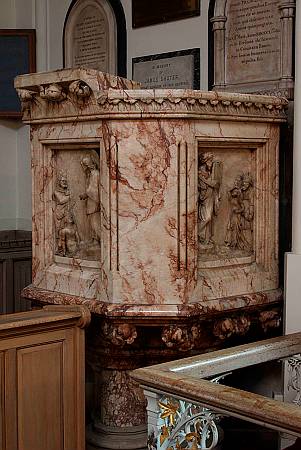 St Batholomew the Less - The Pulpit